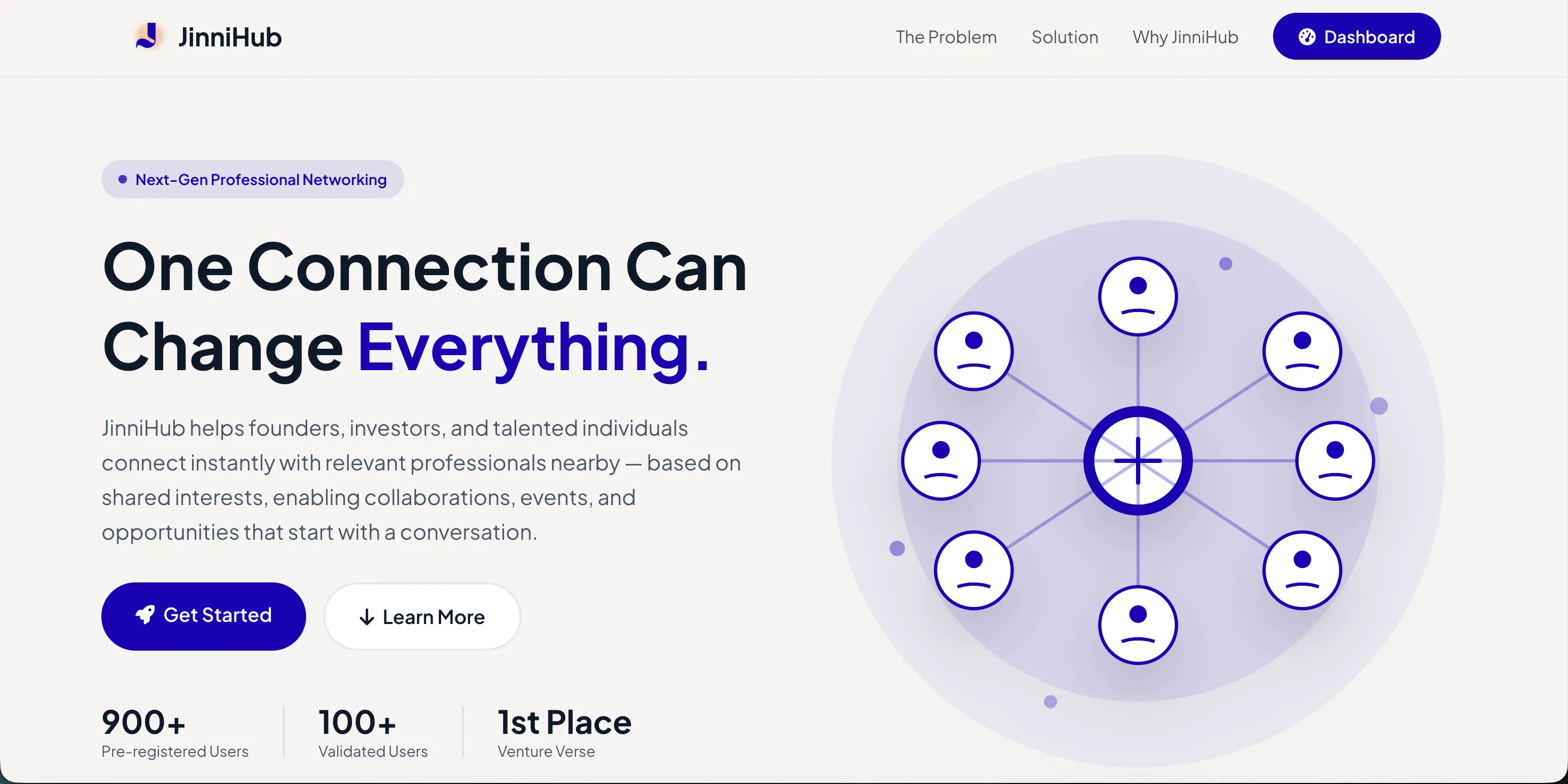Jinnihub website 2
